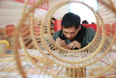 竹編藝術(shù)繪人生 山西芮城縣竹之緣的匠心傳承